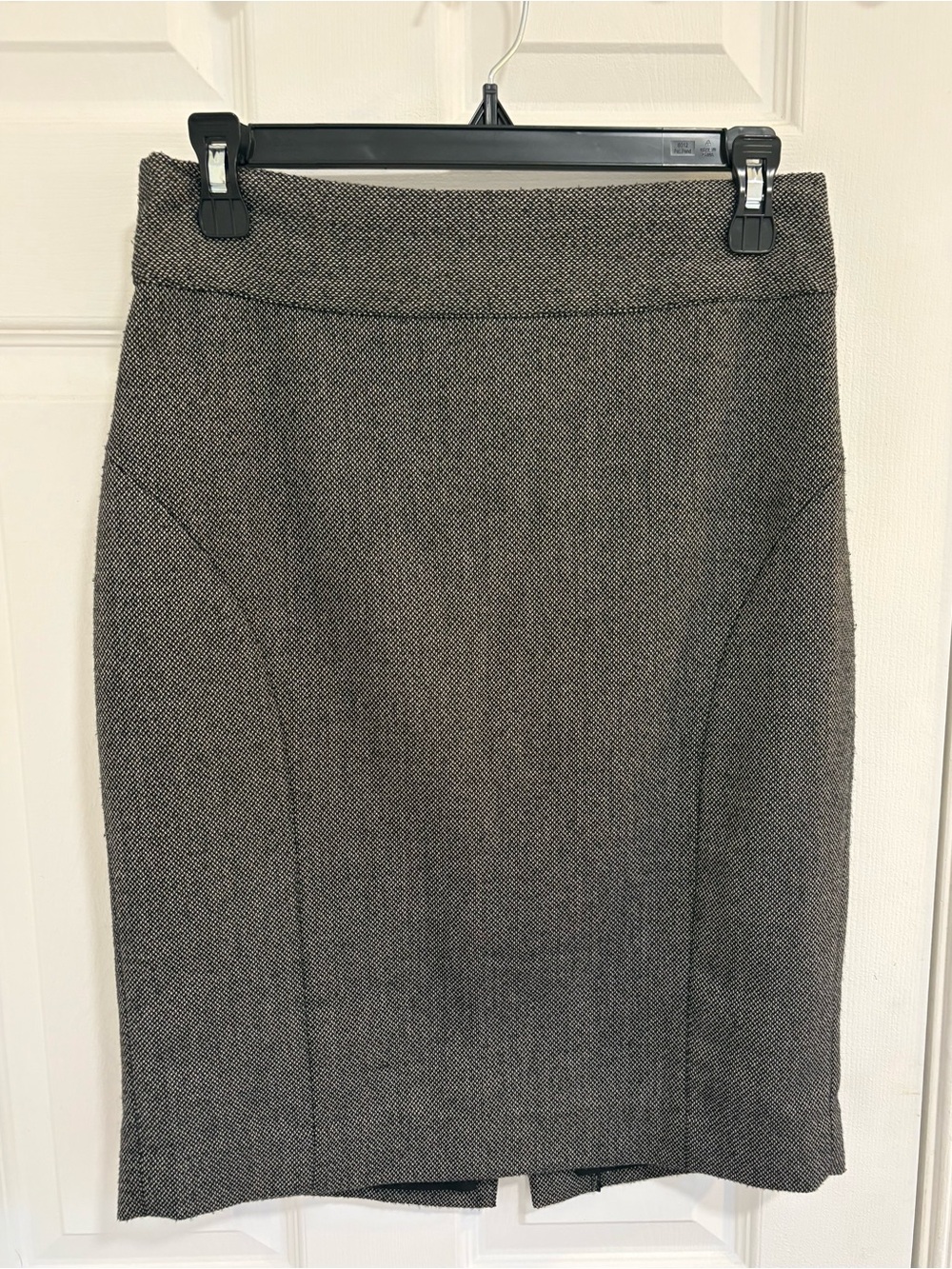 Banana Republic Charcoal Tweed Pencil Skirt